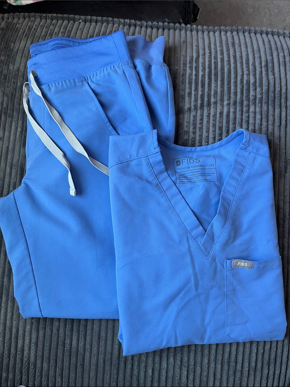 Figs Scrub Set Ceil Blue XXS